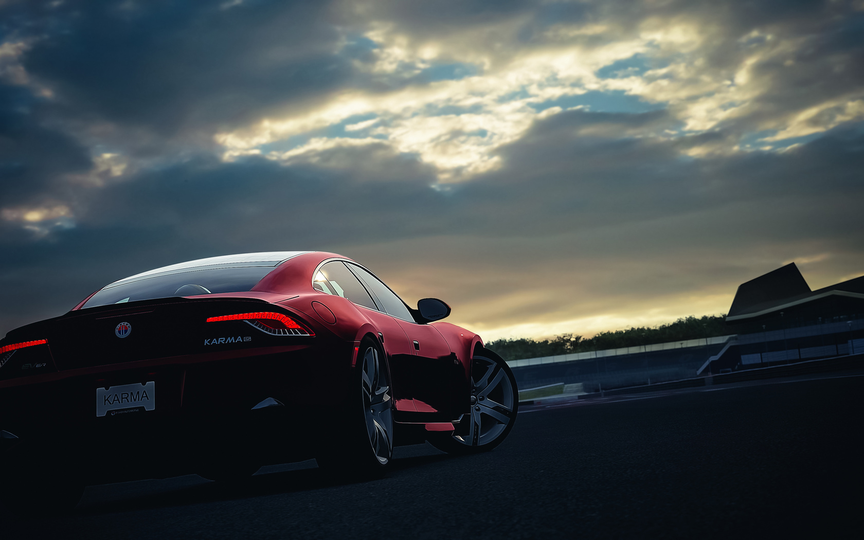 fisker, karma, , , car, sunset, 