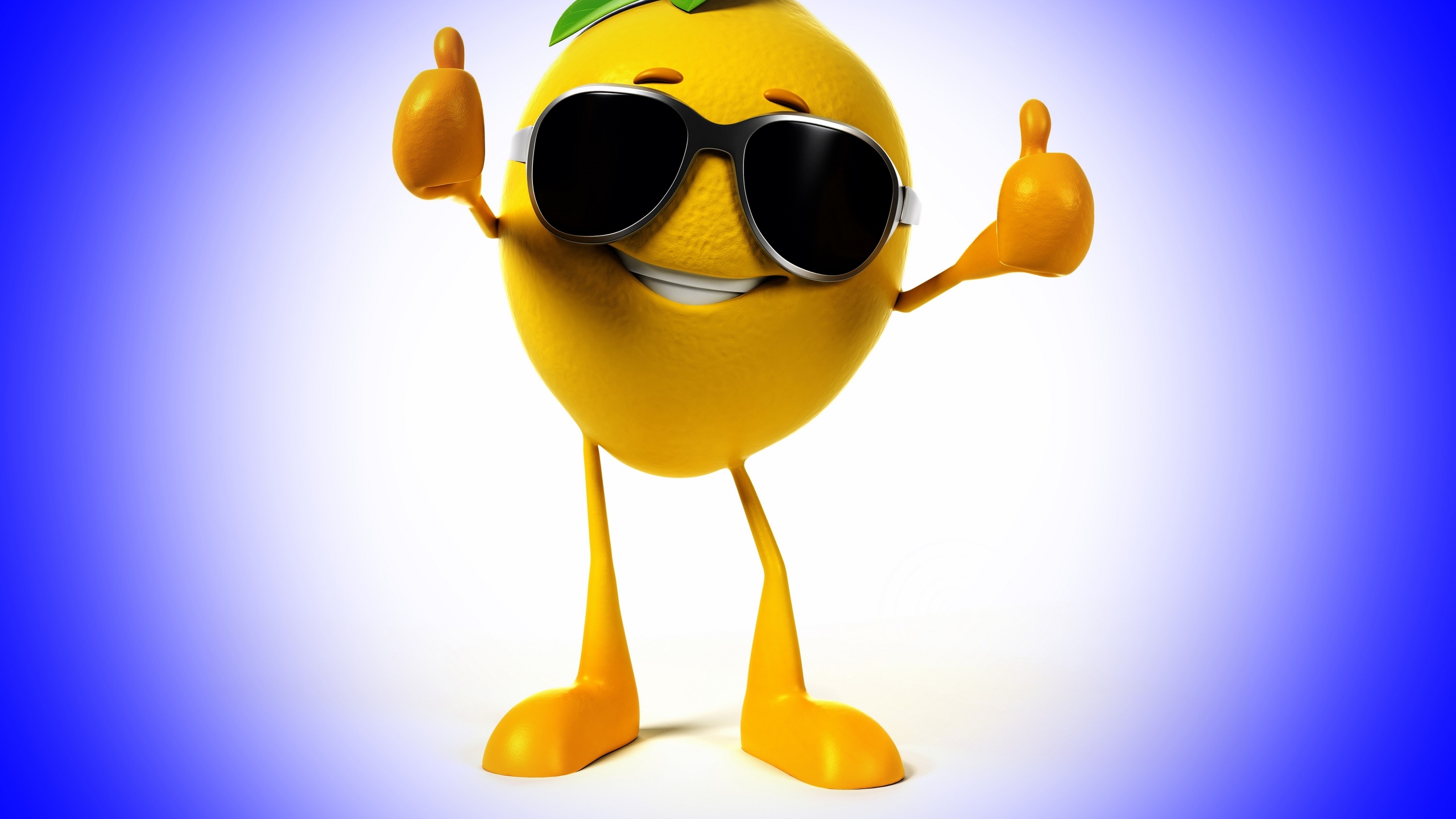  , , , , , 3d, blue background, lemon, smile, glasses, class, 3d