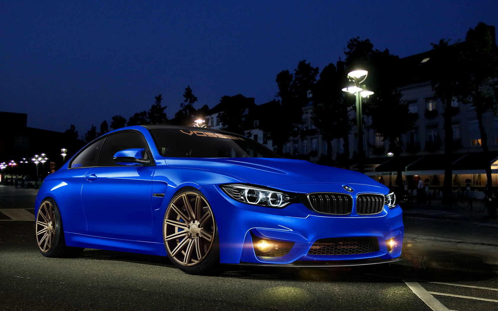 bmw, 4 series, m4, blue, front