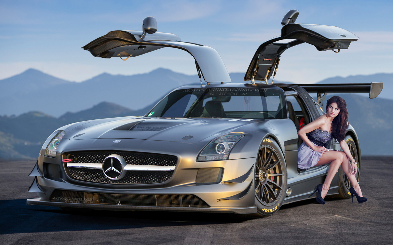 mercedes-benz, sls, 63, amg, silvery, front, aksyonov nikita andreevich,  , ,  ,  , , , 