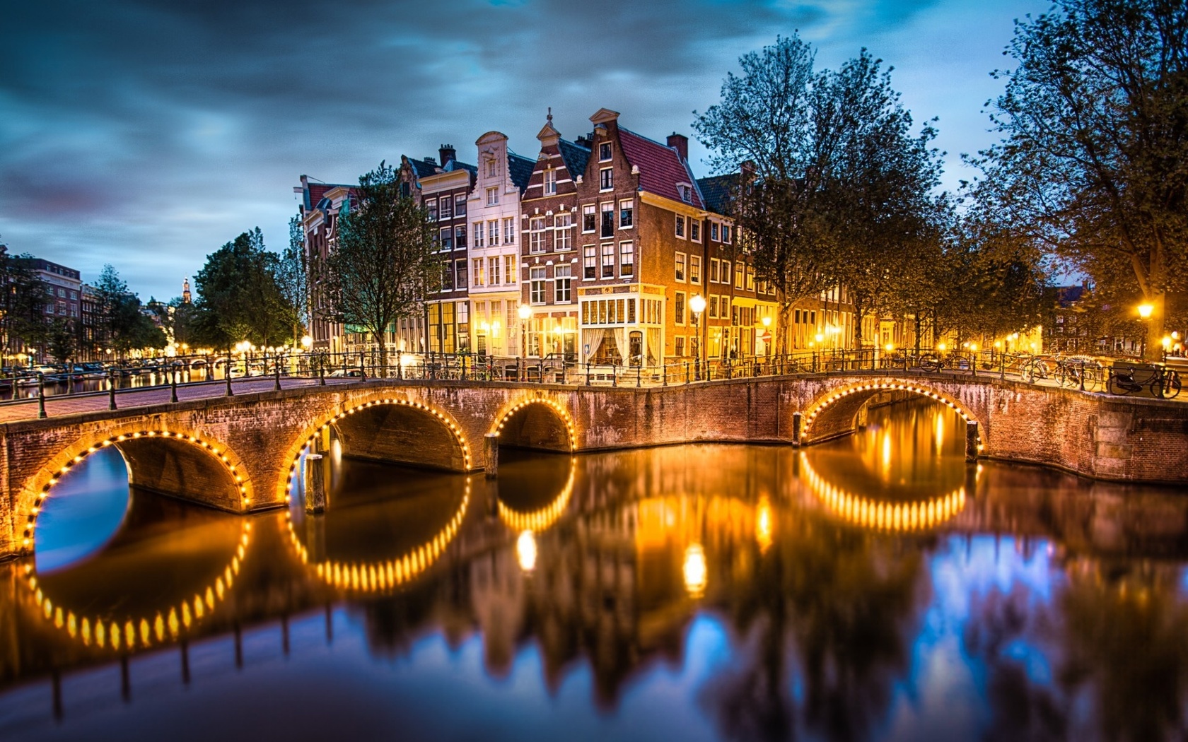 city, nihgt, light, river, builging, ,