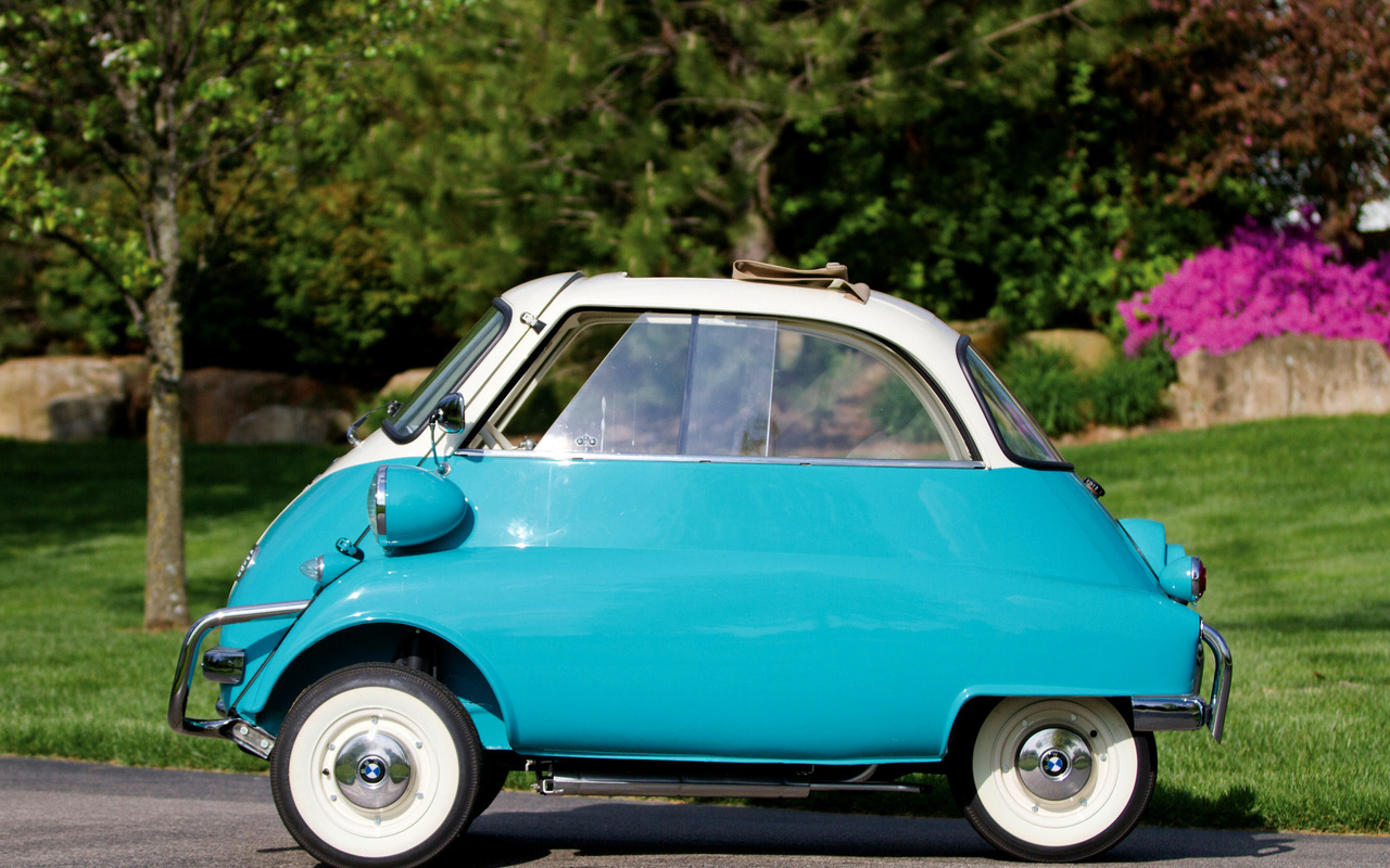 bmw, 1957 bmw, isetta 300