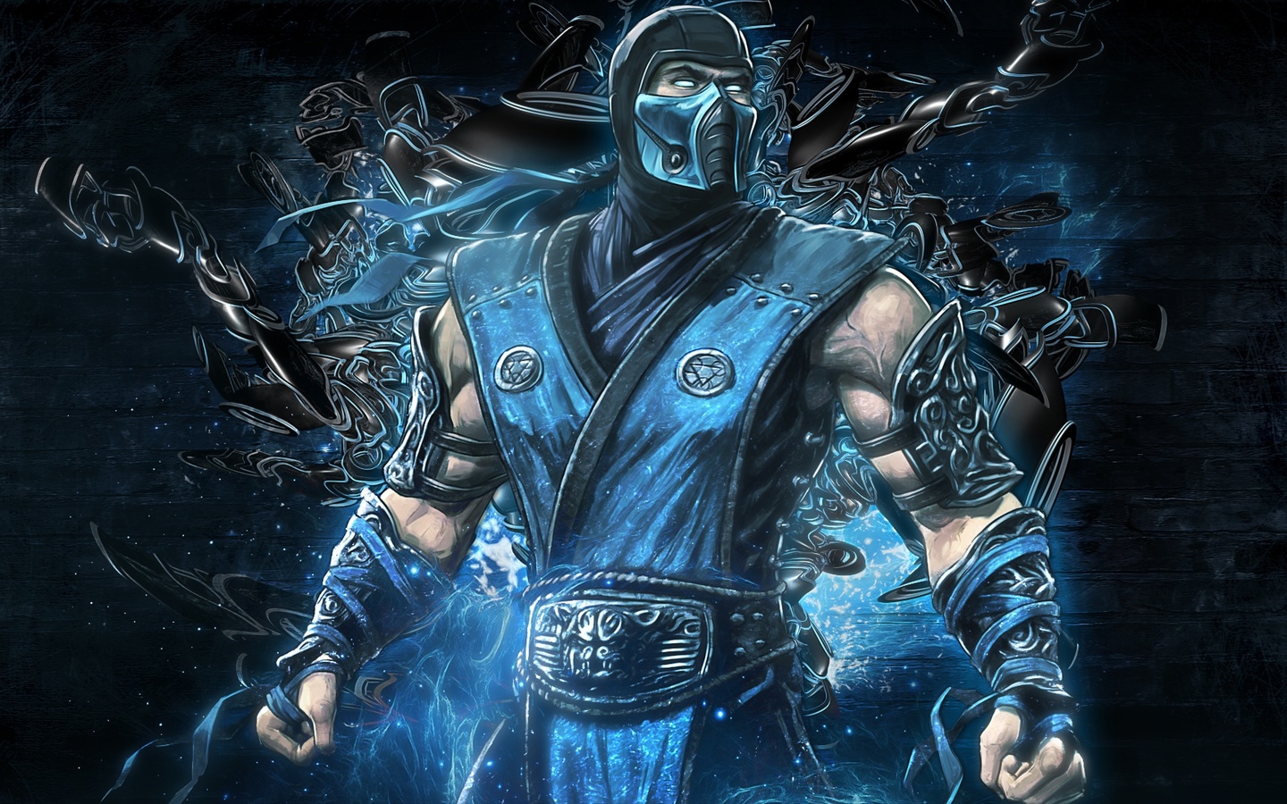 mortal kombat, sub zero, backgrounds, video game