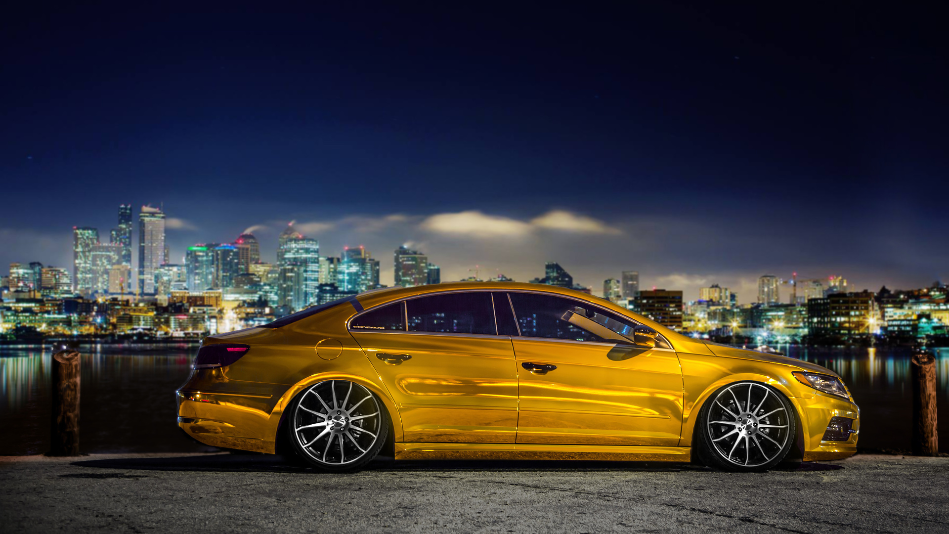 volkswagen, passat, cc, tuning, gold, , , , 