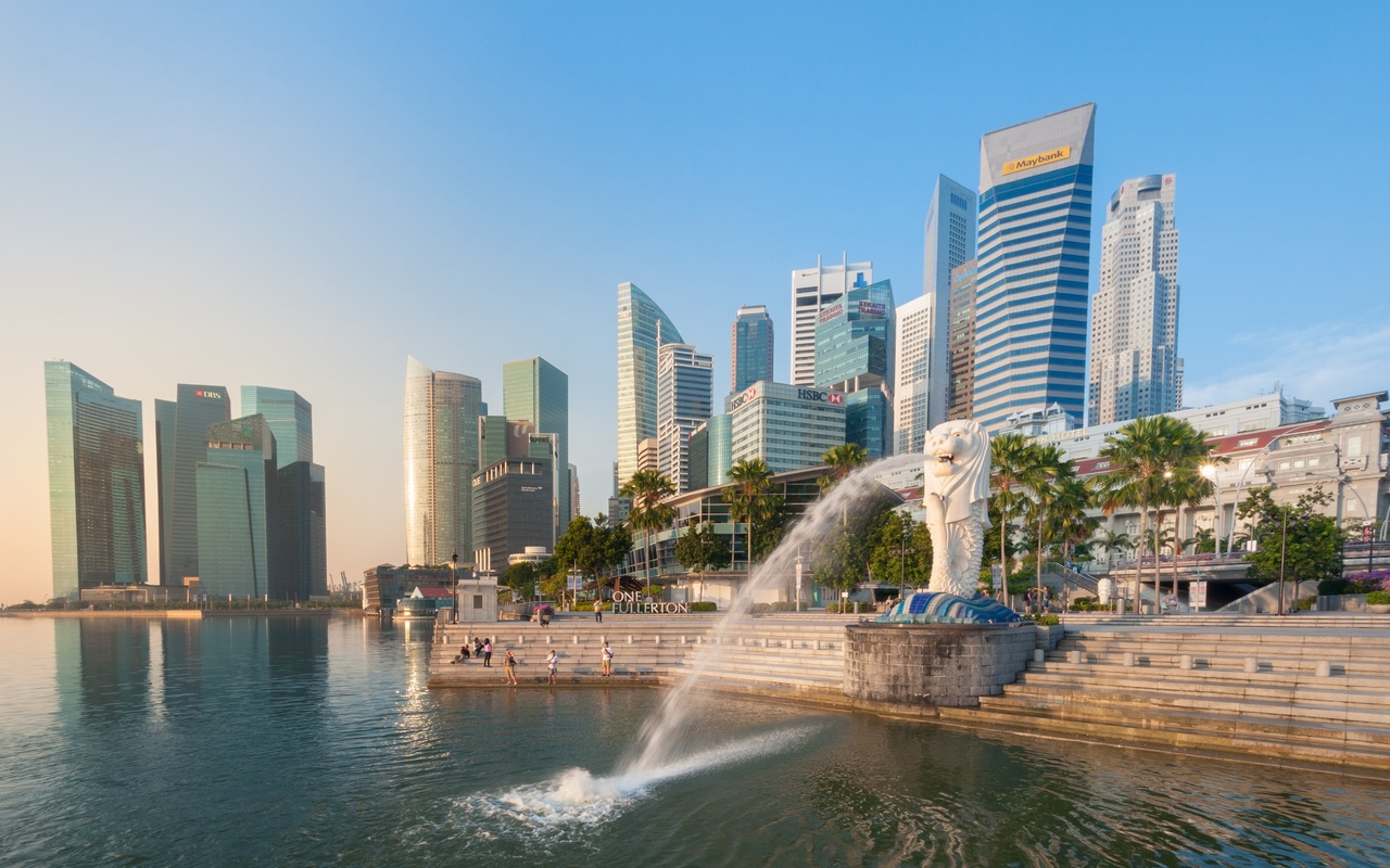 merlion fountain, marina bay, singapore, , , , , , , 