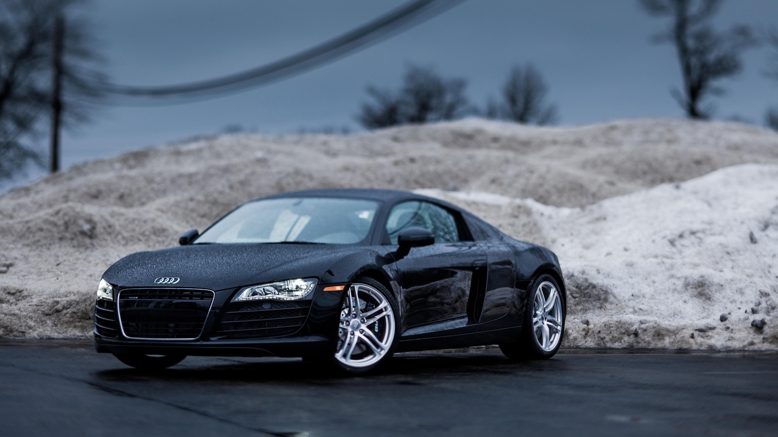 r8,  8, , roadster, rain, tilt shift, audi