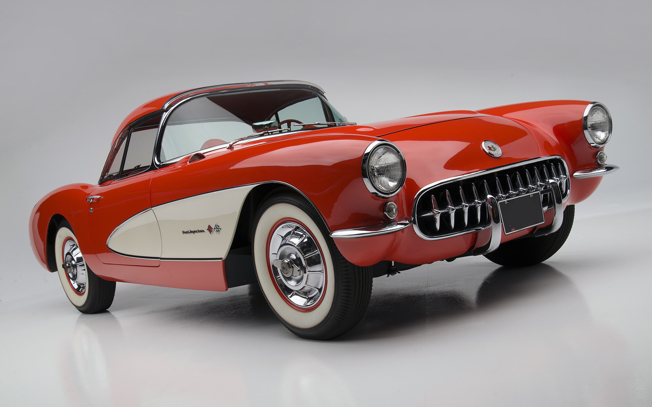 chevrolet, corvette, c1, 1957, , 