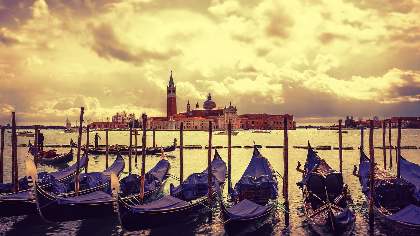 venice, boats, water, churchil