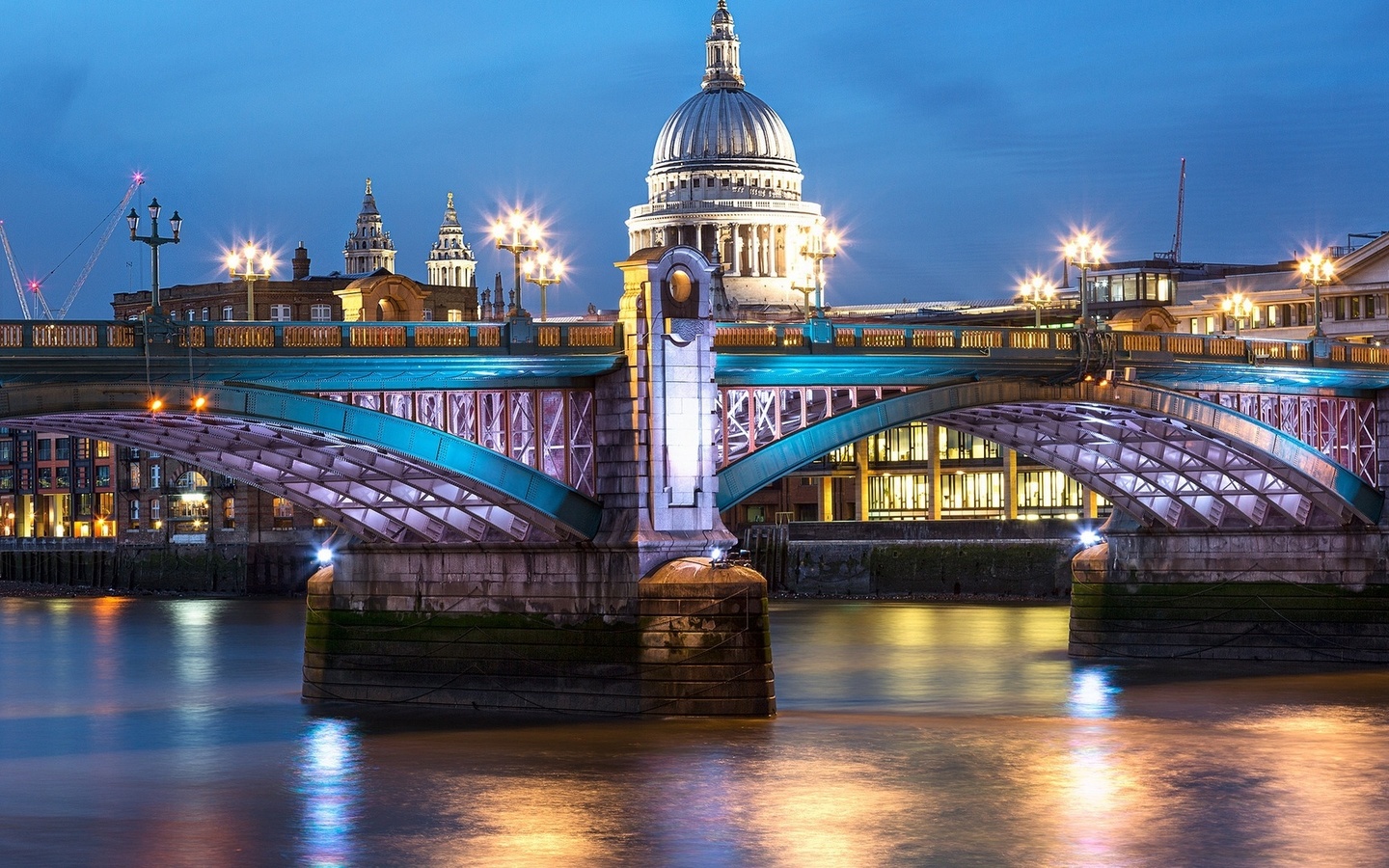 blackfriars, london, england, tamesi, river, bridge