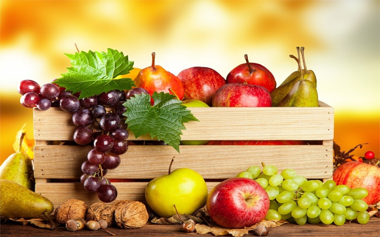 healthy, fruit, basket, apple