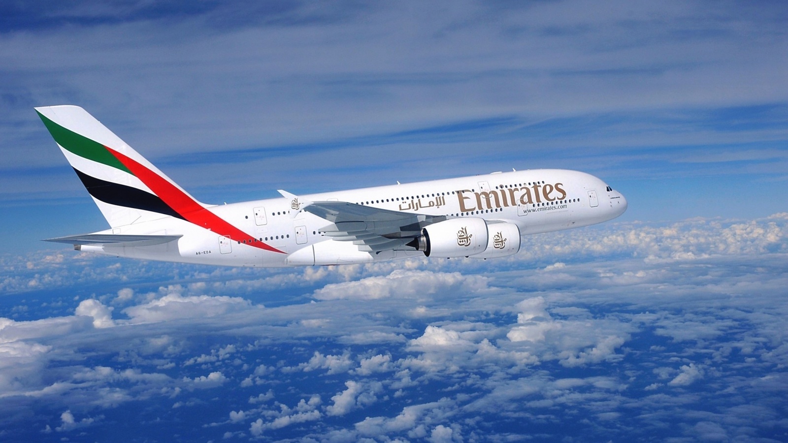 emirates, airlines, plane, fly, sky