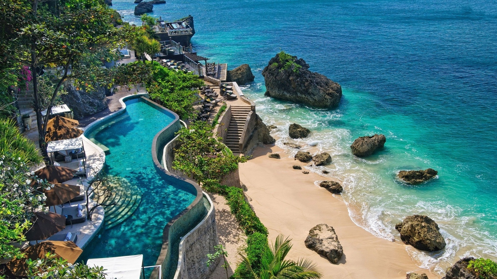 spa, bali, beach, ocean