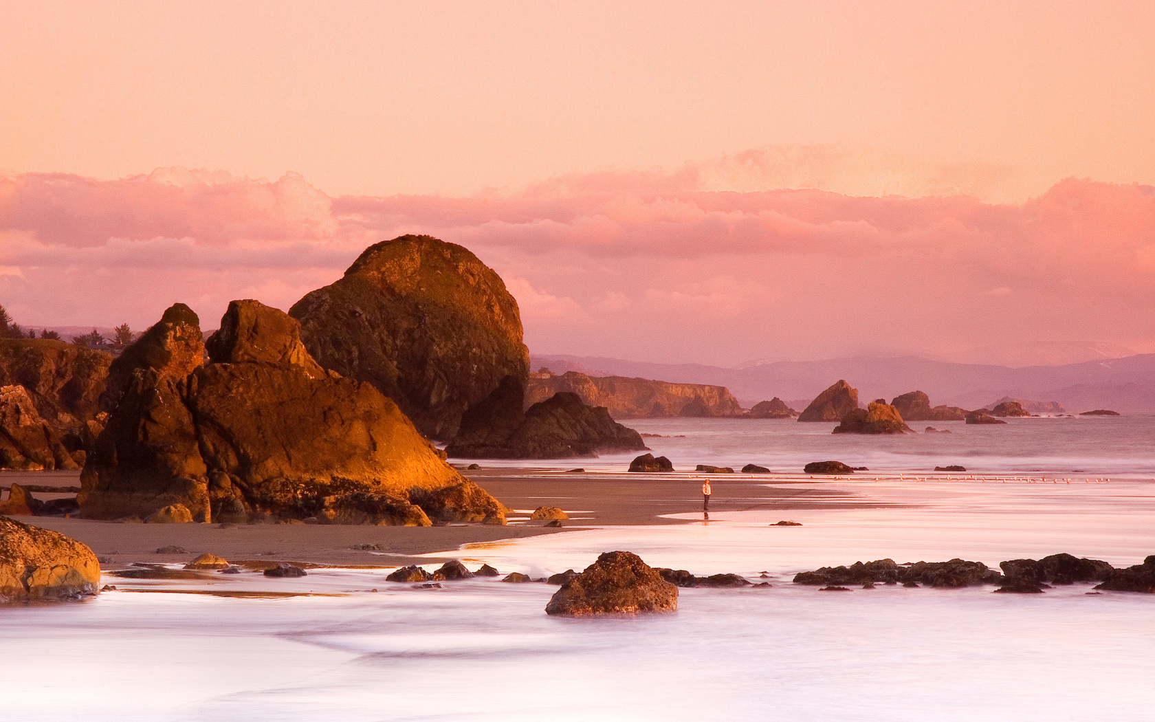 rock, water, sand, ocean