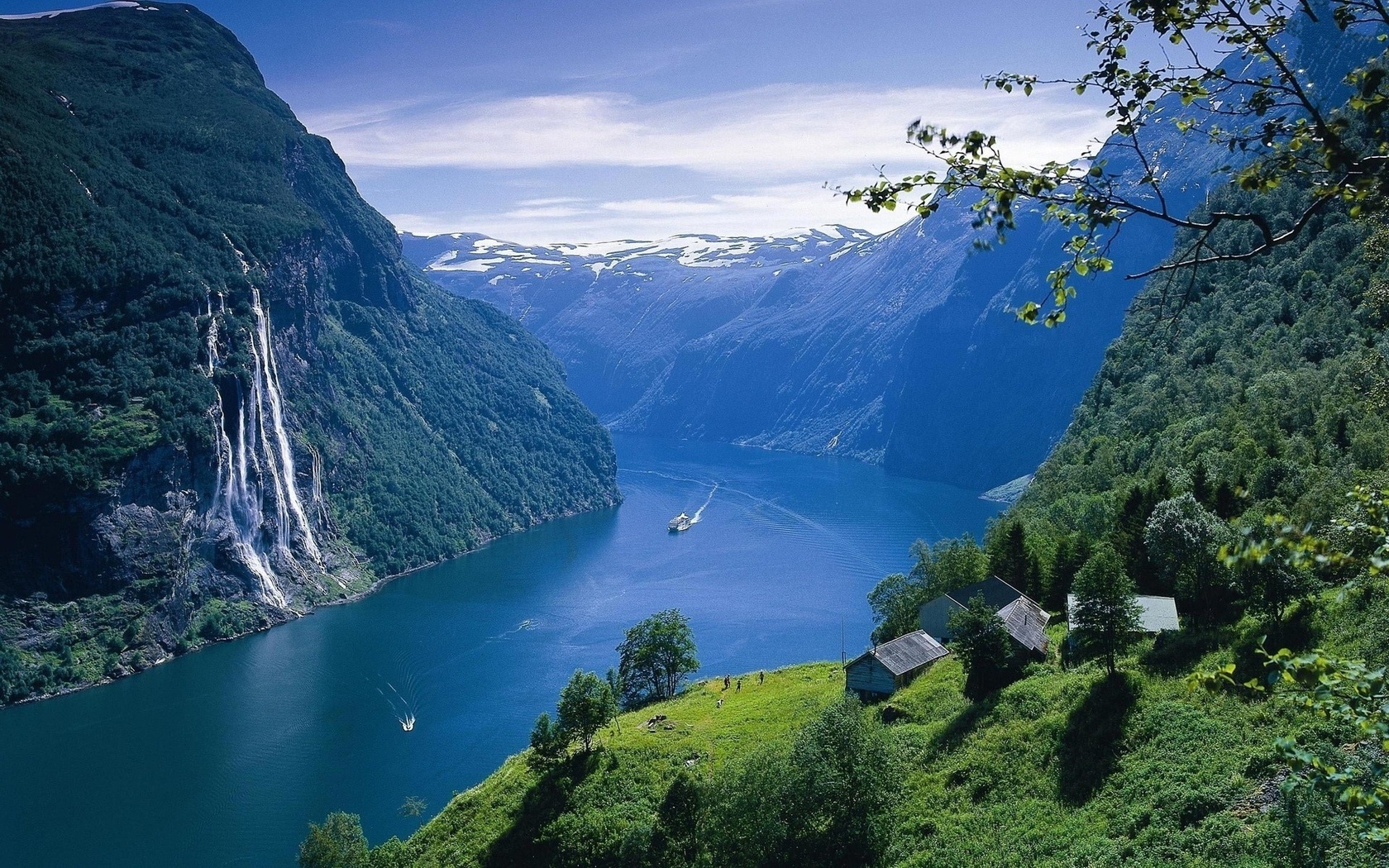 river, fiord, norway, water