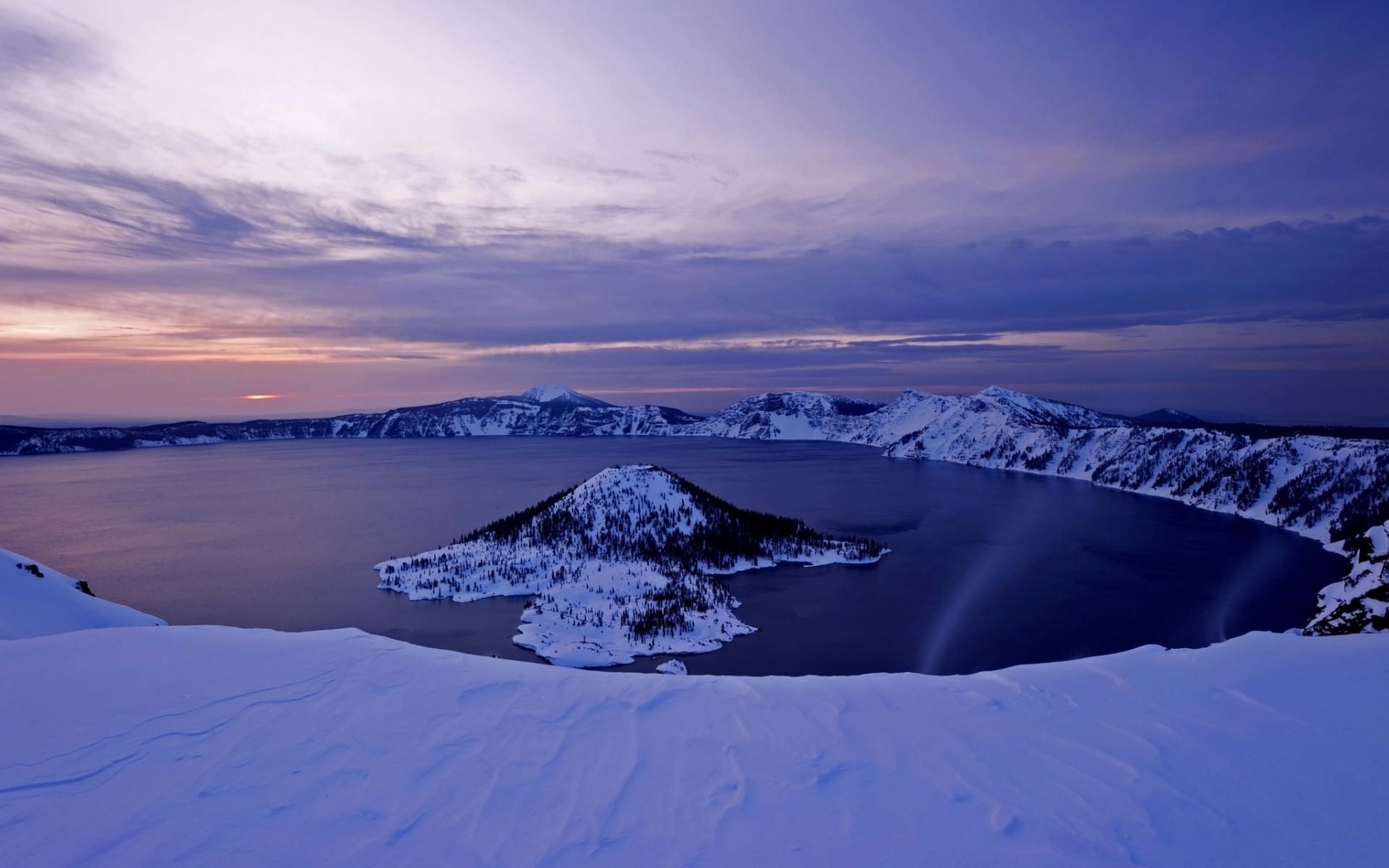 crate, lake, frozen, winter