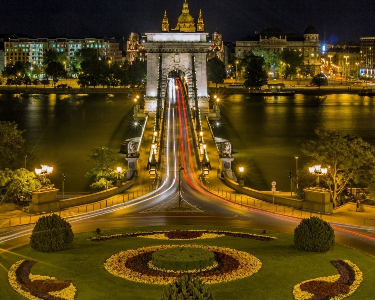 budapest, hungary, bridge, river.city