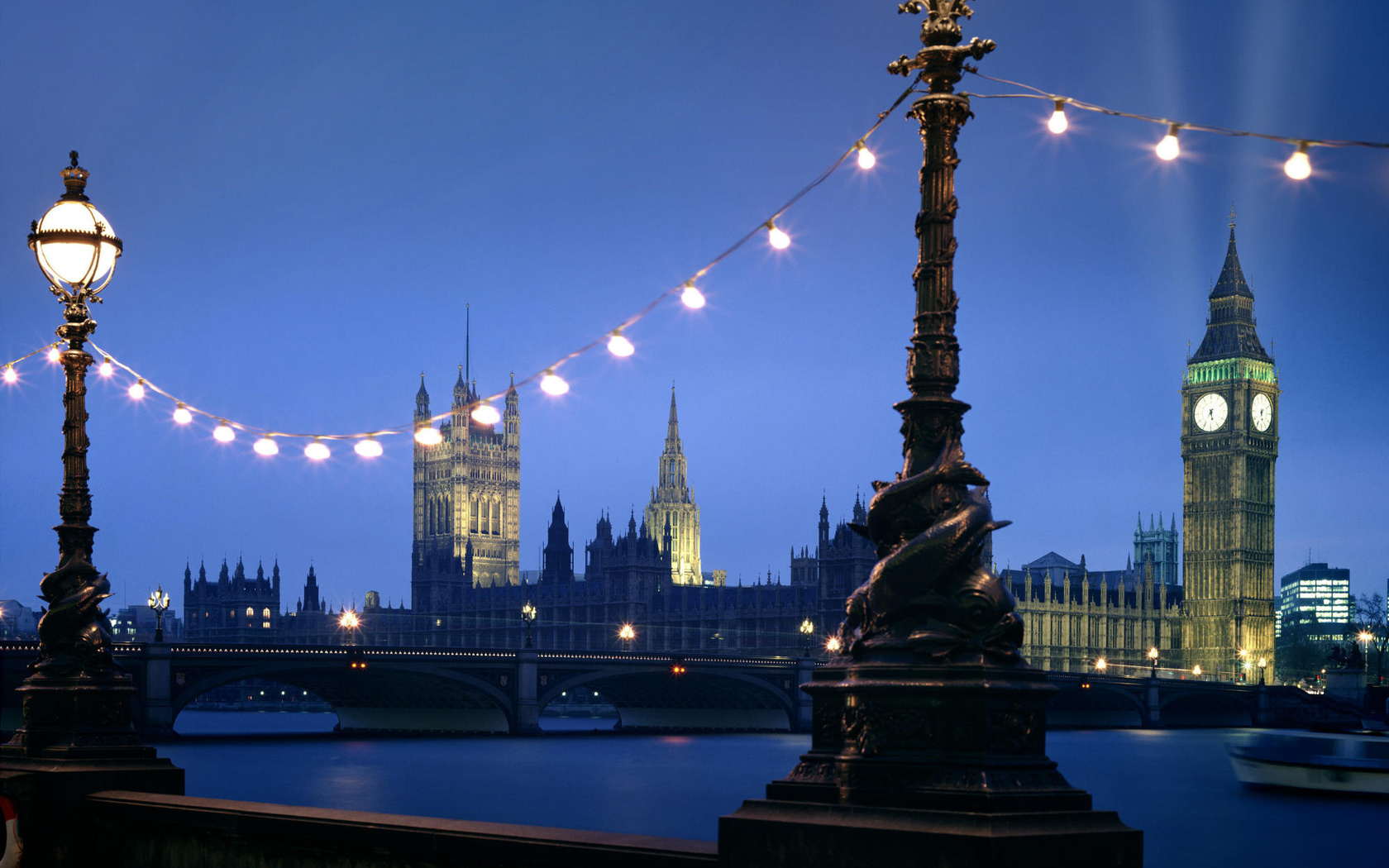 westminster, london, england, night