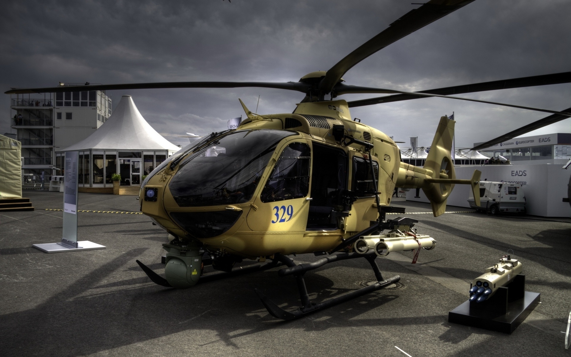 helicopter, gun, fly, building