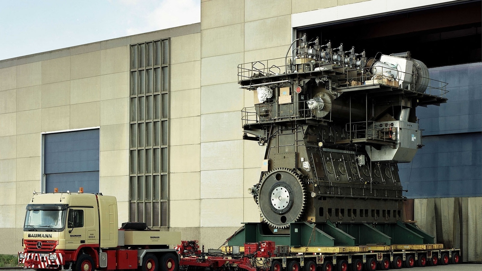 engine, diesel, big, truck, power, ship