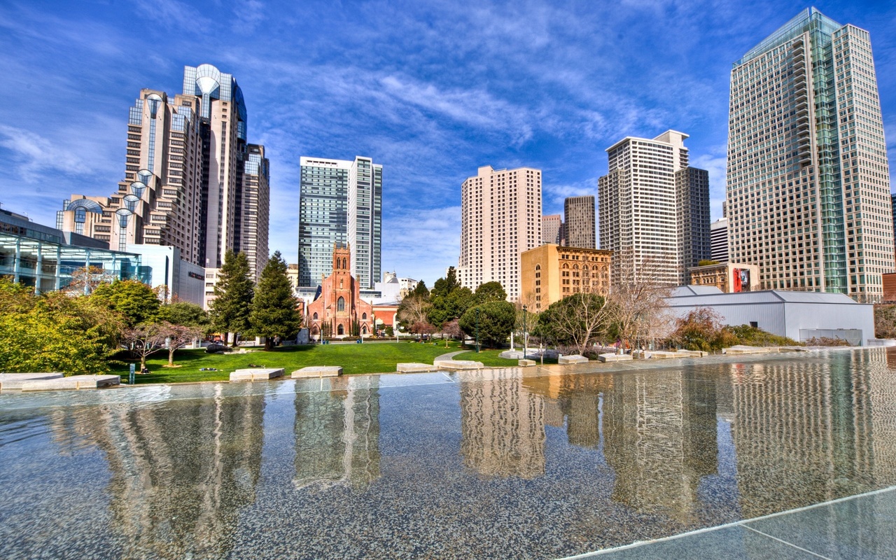 city, beautiful, water, buildings