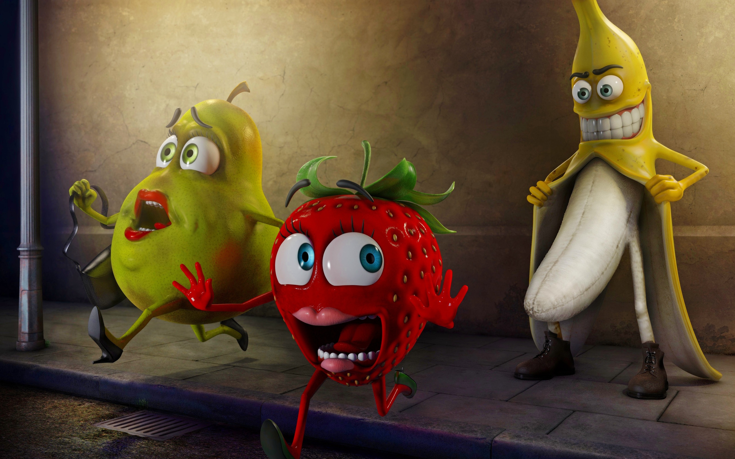 banana, stalker, strawberry, pear, banana, strawberry, ,,,