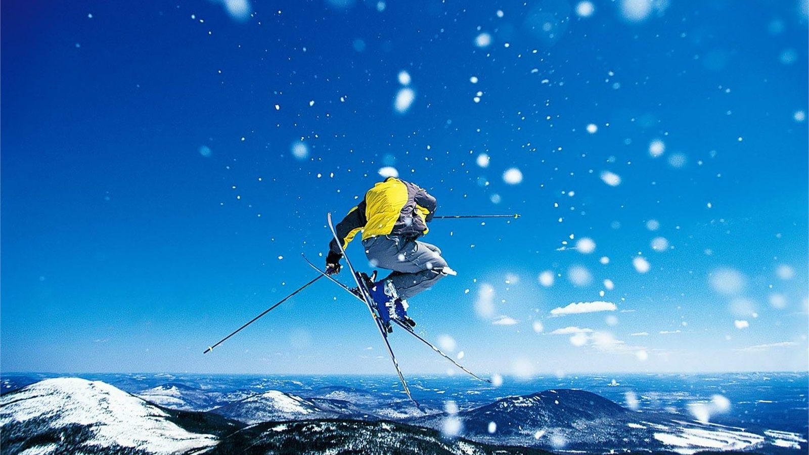 alpine, skiing, sport, jump, snow, mountain