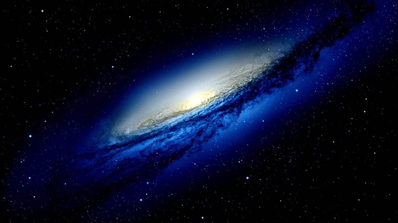 space, galaxy, star, blue, black