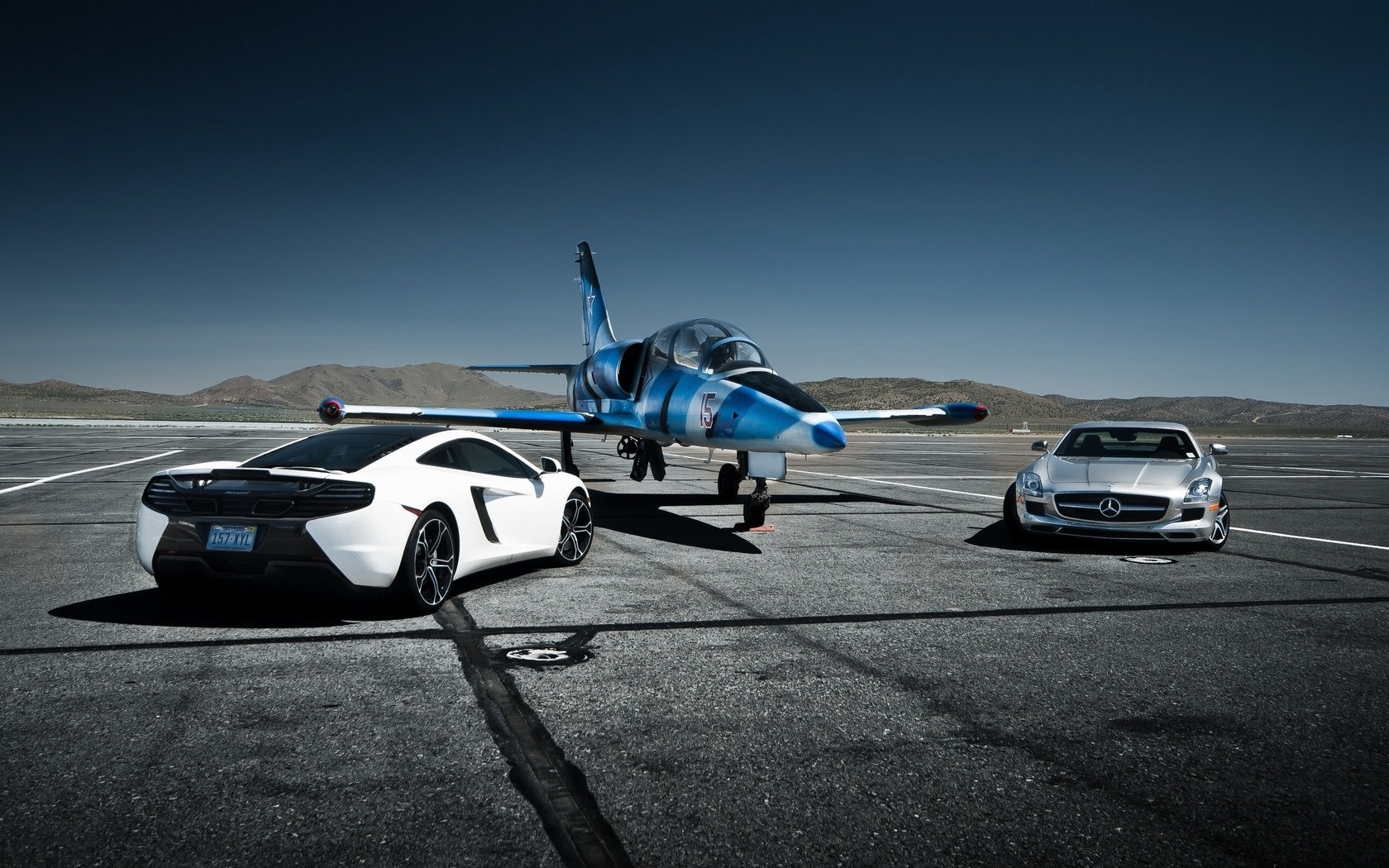 mclaren mp4-12c, mercedes-benz sls amg, aero l-39 albatros, 