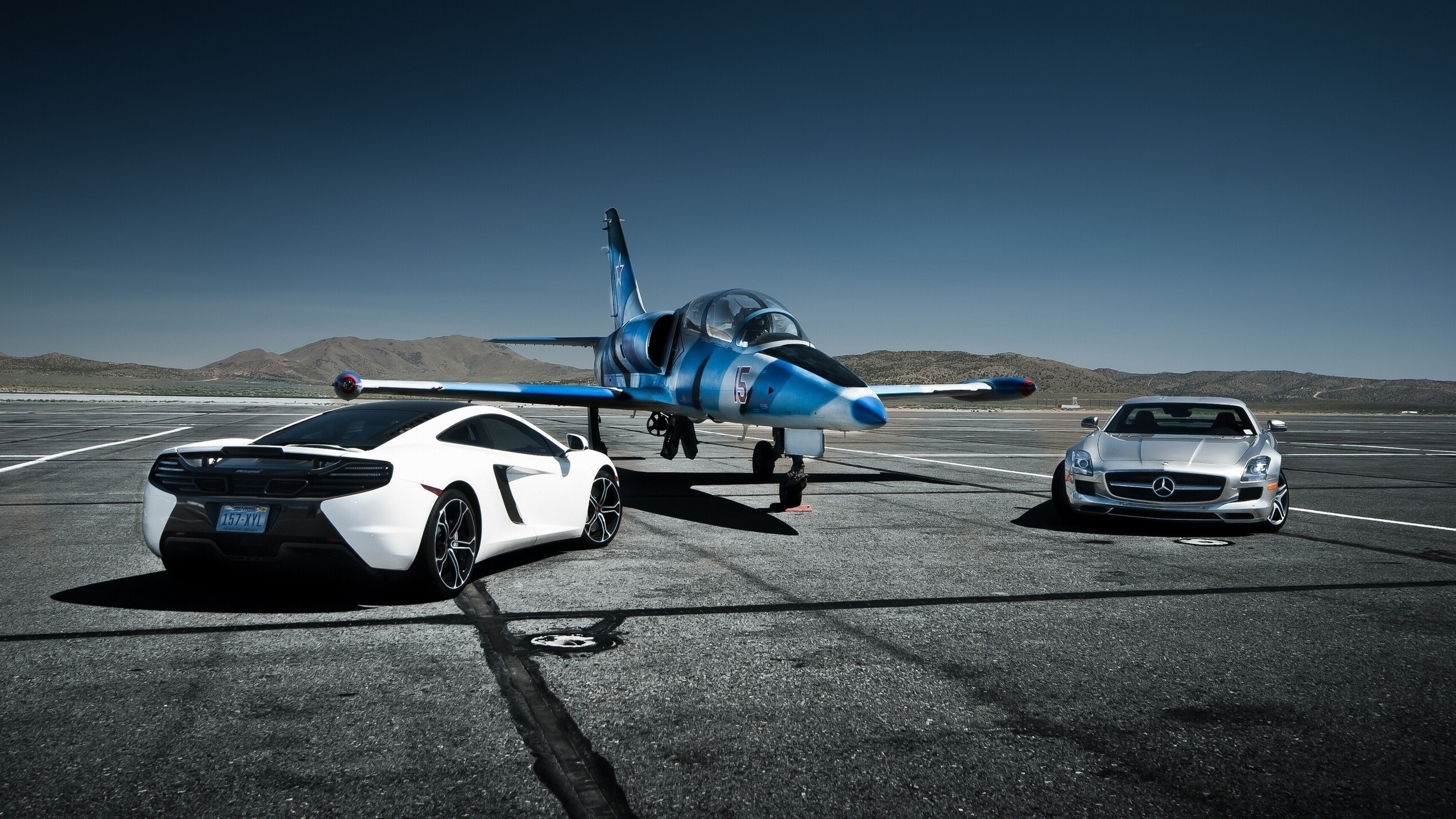 mclaren mp4-12c, mercedes-benz sls amg, aero l-39 albatros, 