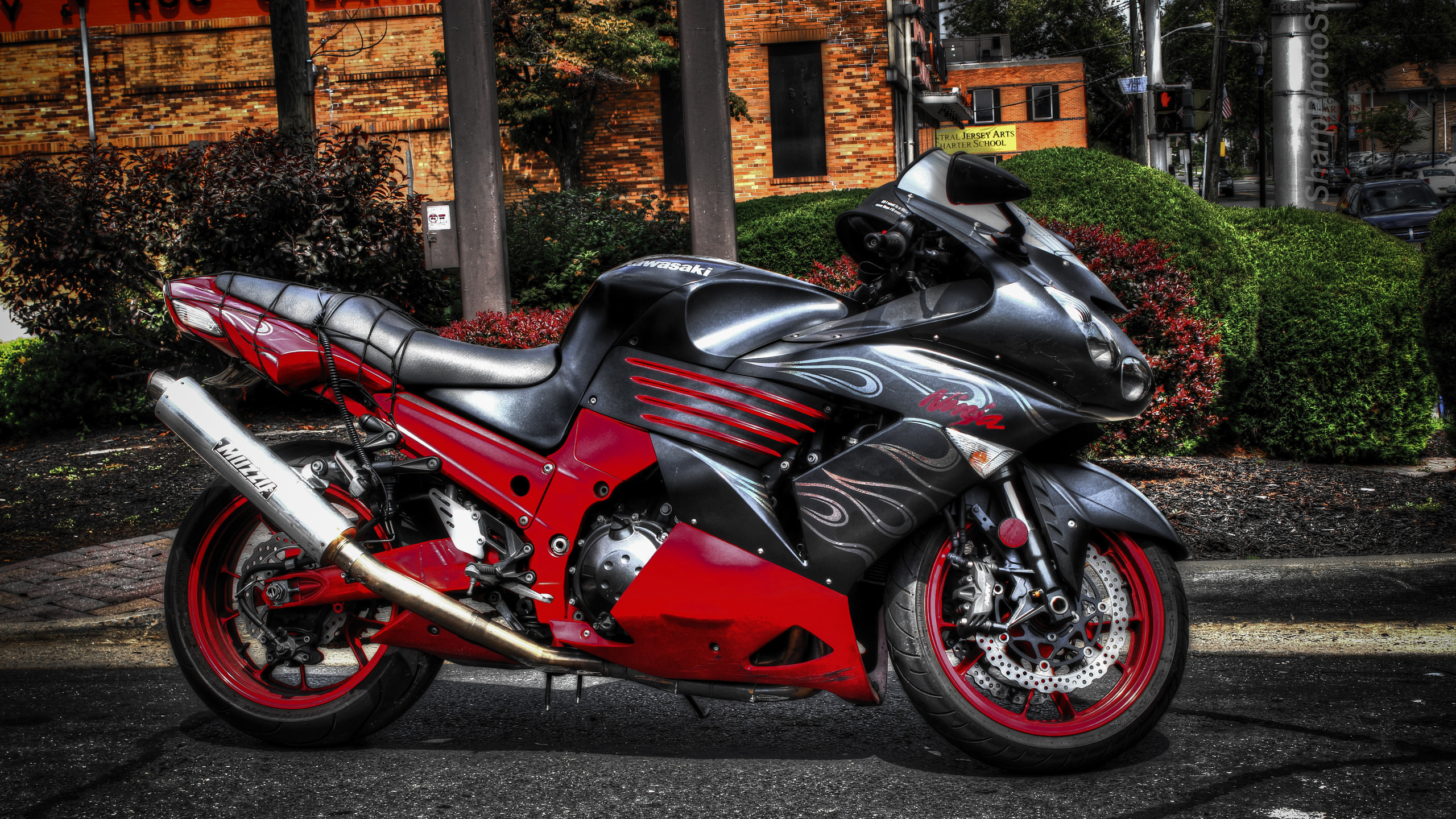 red and black lightning, , 