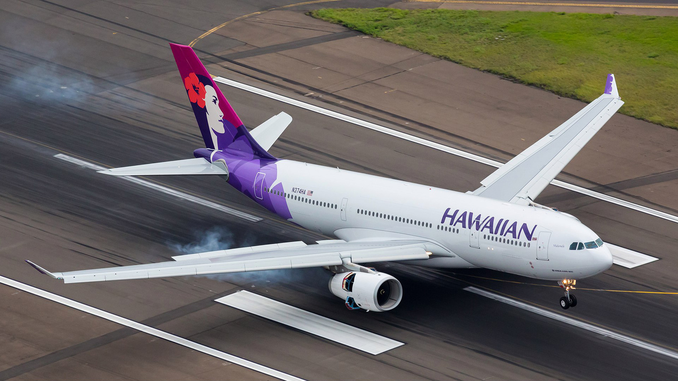 airbus, a330, airbus a330, hawaian, hawaii, , , , , 