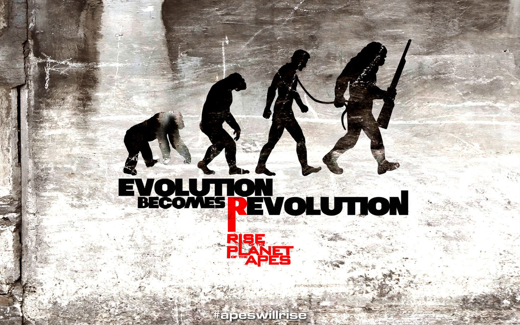 evolution becomes revolution, rise of the planet of the apes,   