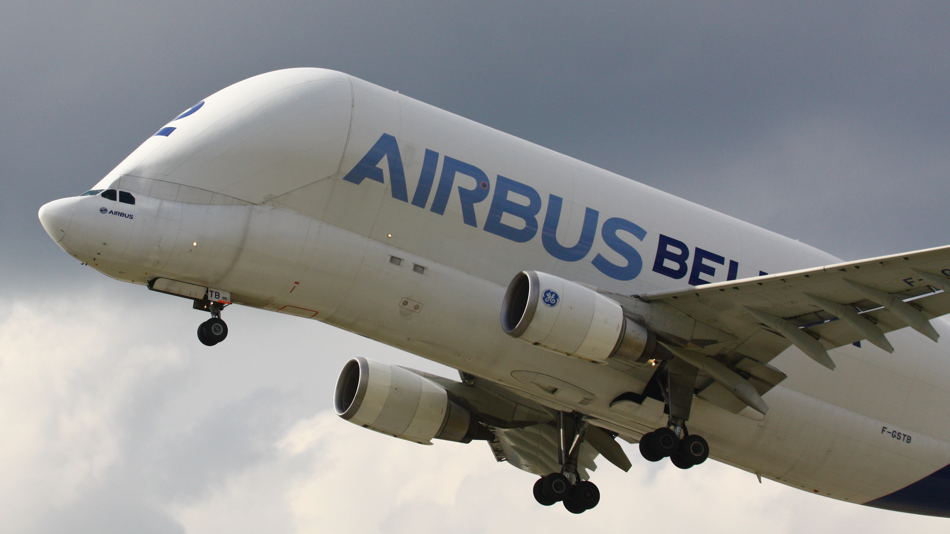 airbus a-300-605st beluga, airbus beluga, plane, , , 