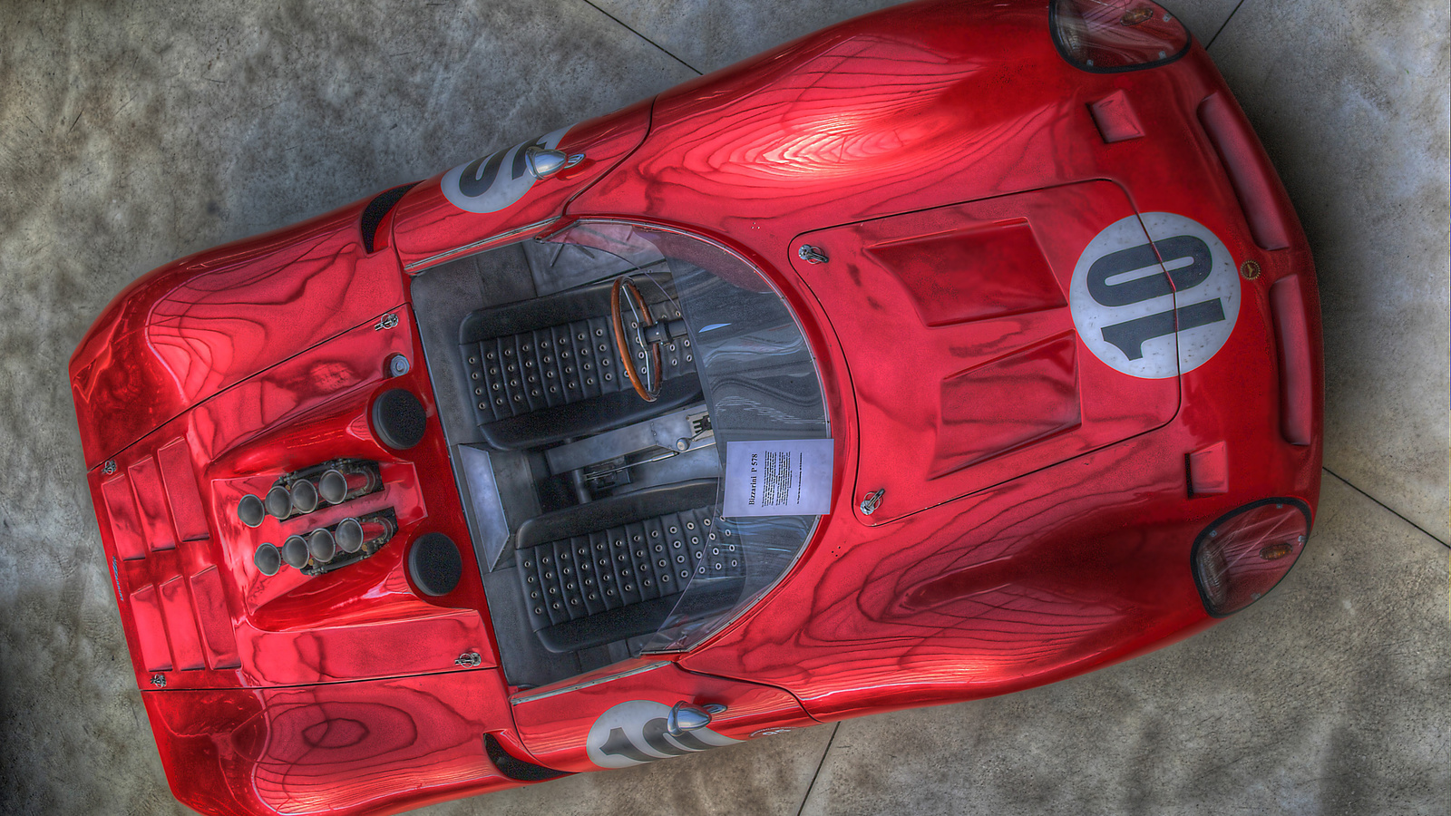 hdr, bizzarini, red, supercar, sportcar