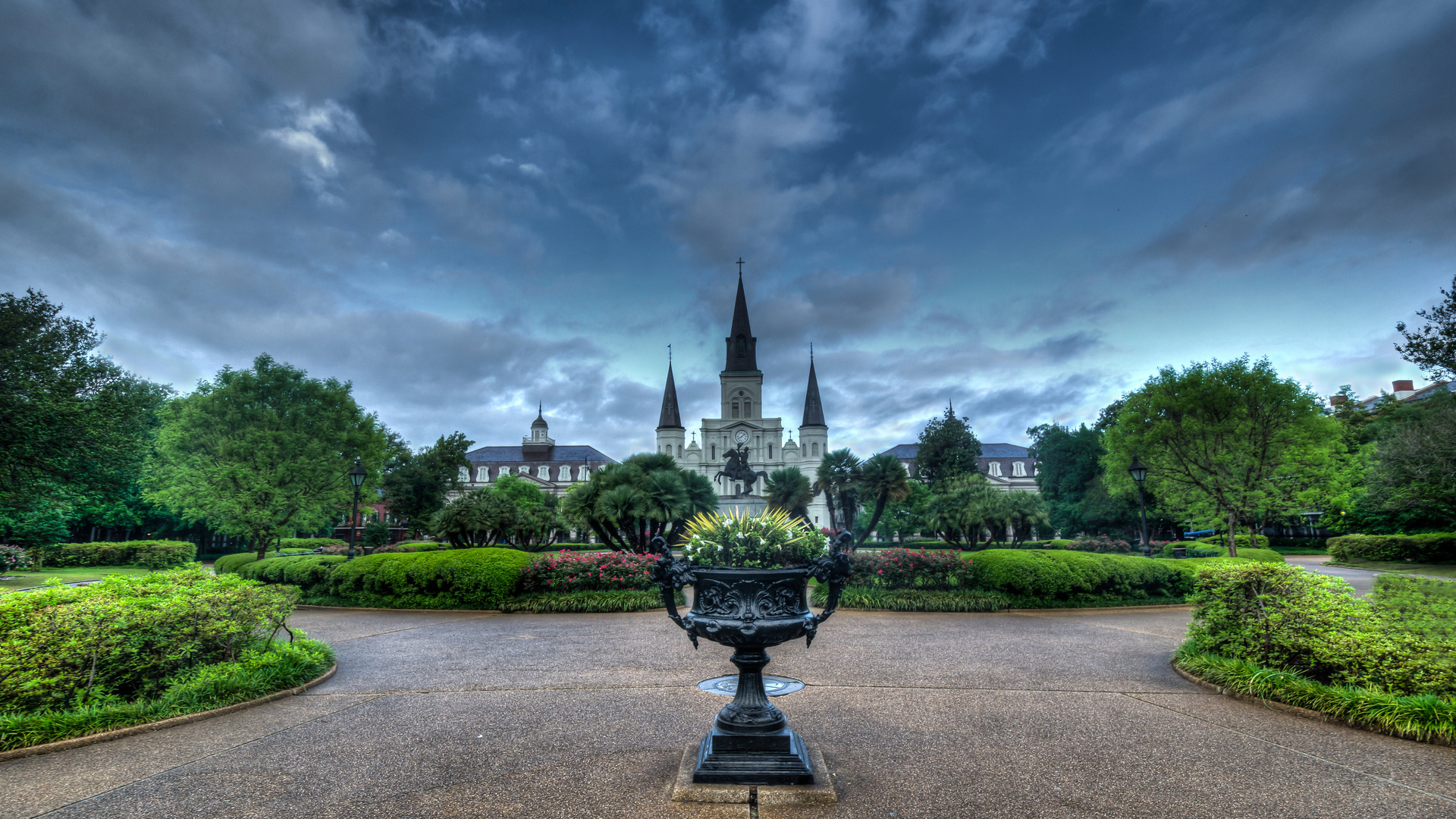 , , ackson square, new, orleans, hdr