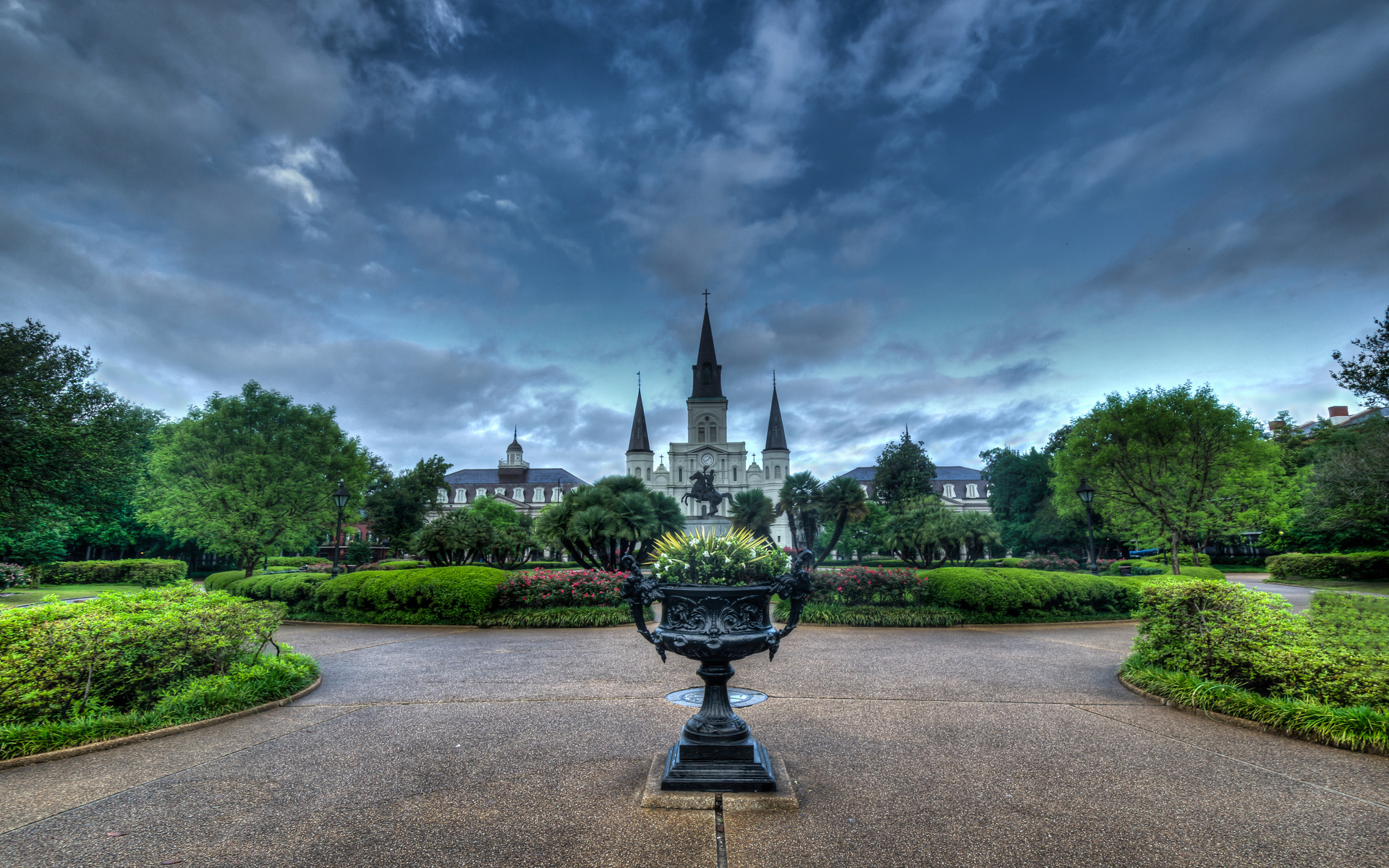 , , ackson square, new, orleans, hdr