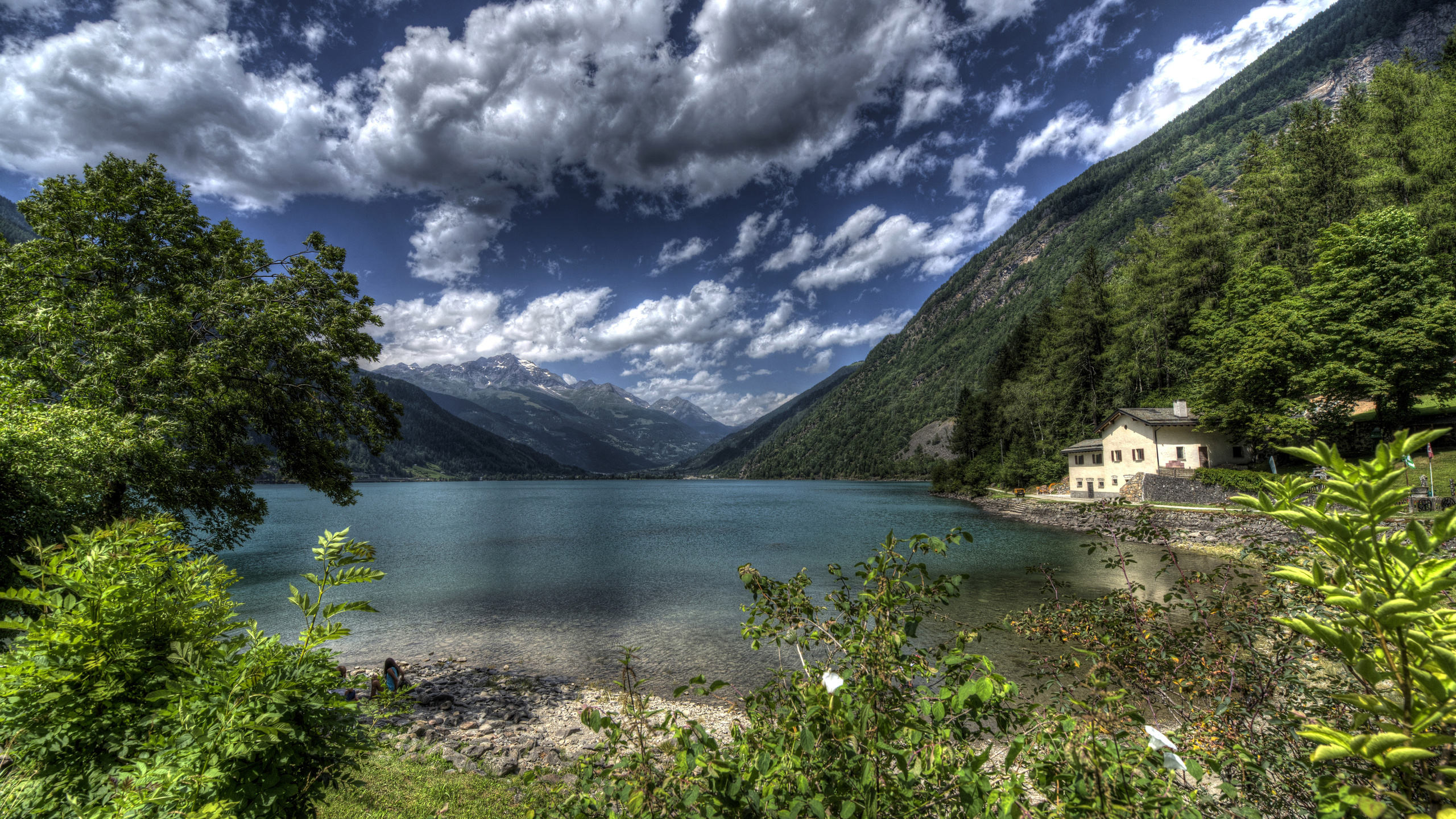 , , , , , , lake poschiavo, hdr, , 