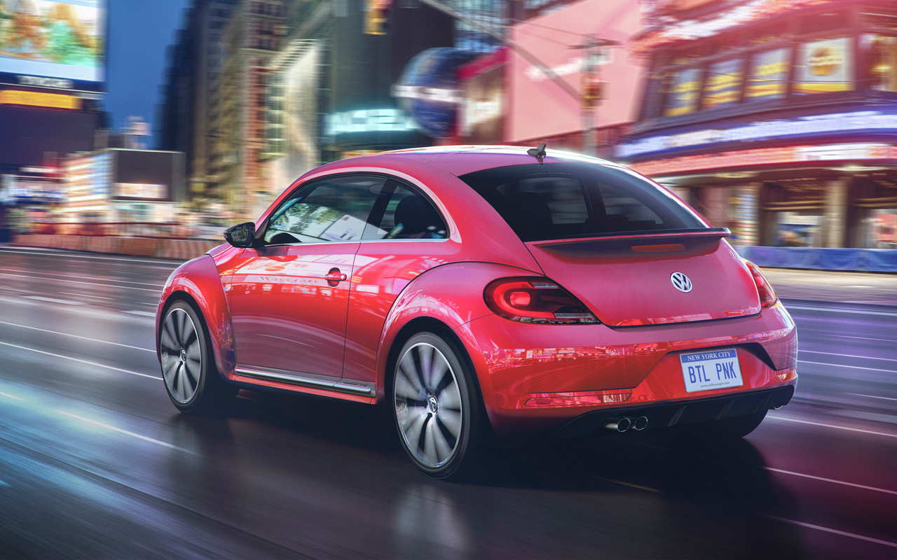 2017, volkswagen, beetle, pink, limited edition