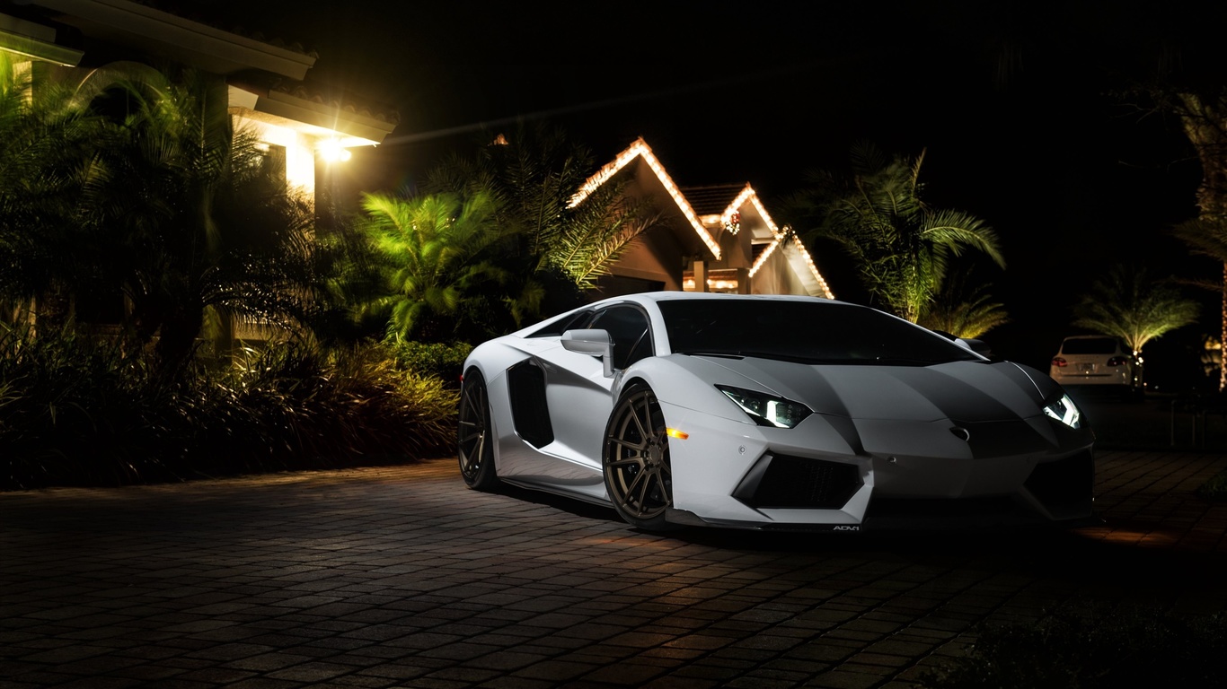 lamborghini, aventador, 