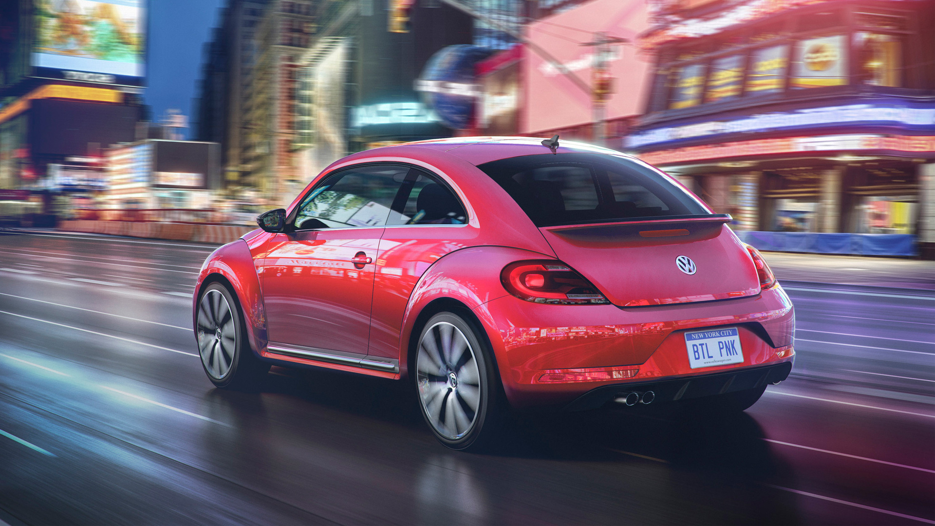 2017, volkswagen, beetle, pink, limited edition