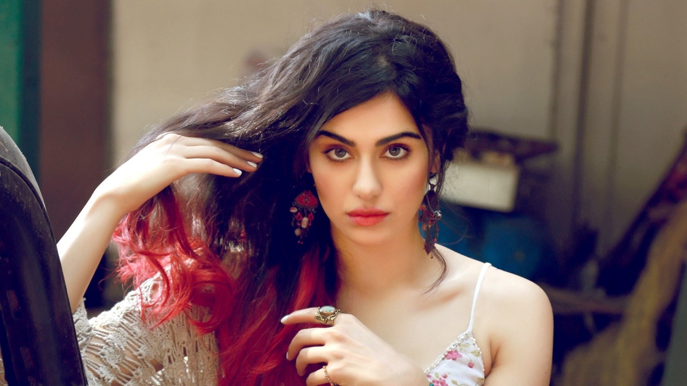 indian, , lips, beautiful, adah sharma, face, girl, eyes, brunette, , celebrity, bollywood, actress