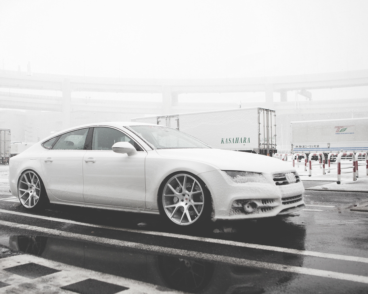 black, s7, vossen, audi, a7