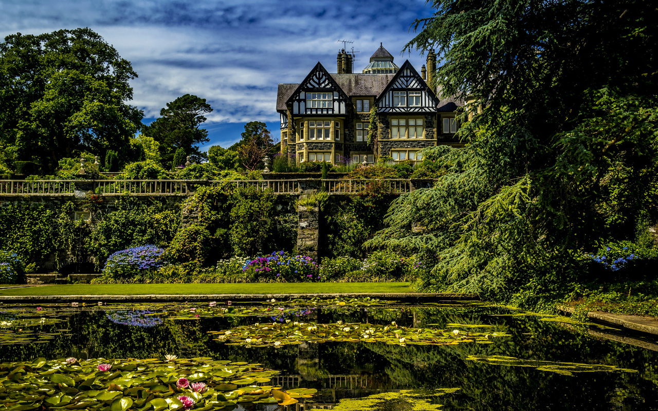 wales, , , , , , , , bodnant gardens, 