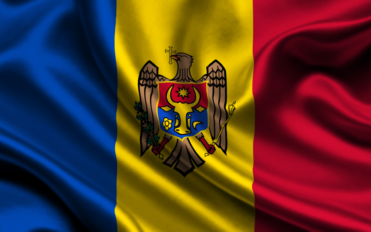 молдавия, флаг, 3d, moldova, flag