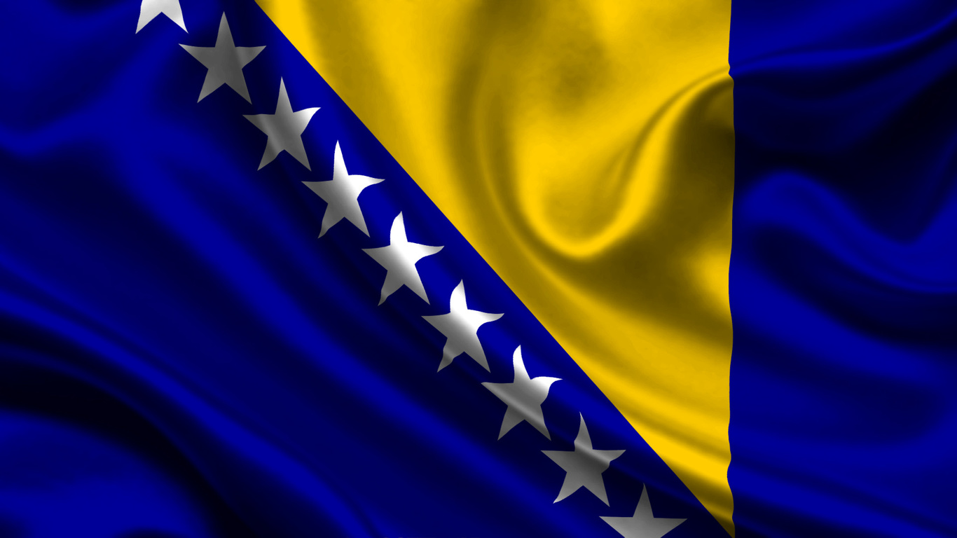   , , 3d, bosnia and herzegovina, flag