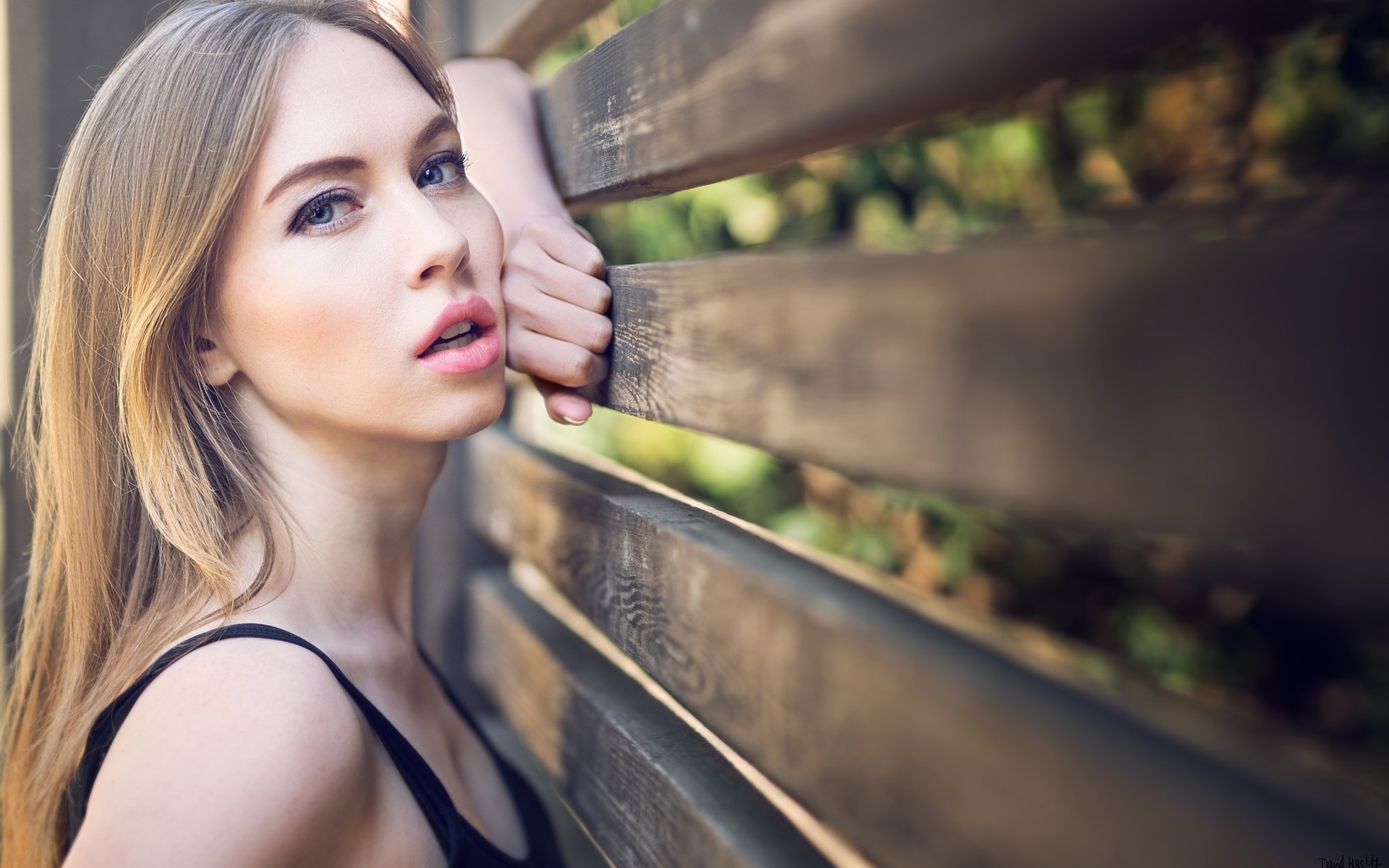 women, portrait, blonde, face, depth of field, , , , , , , ,  