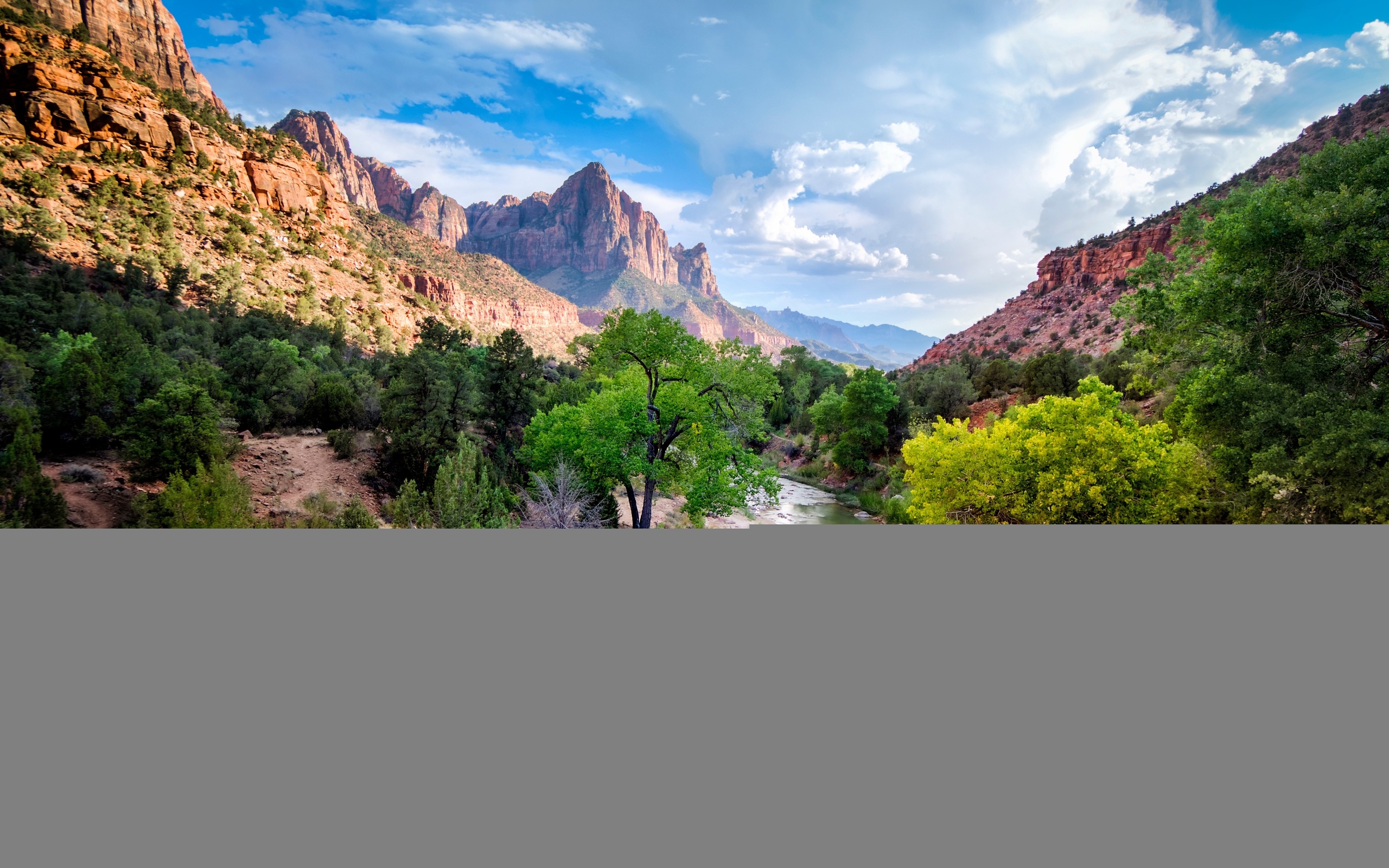 canyon, nationalpark, river, 