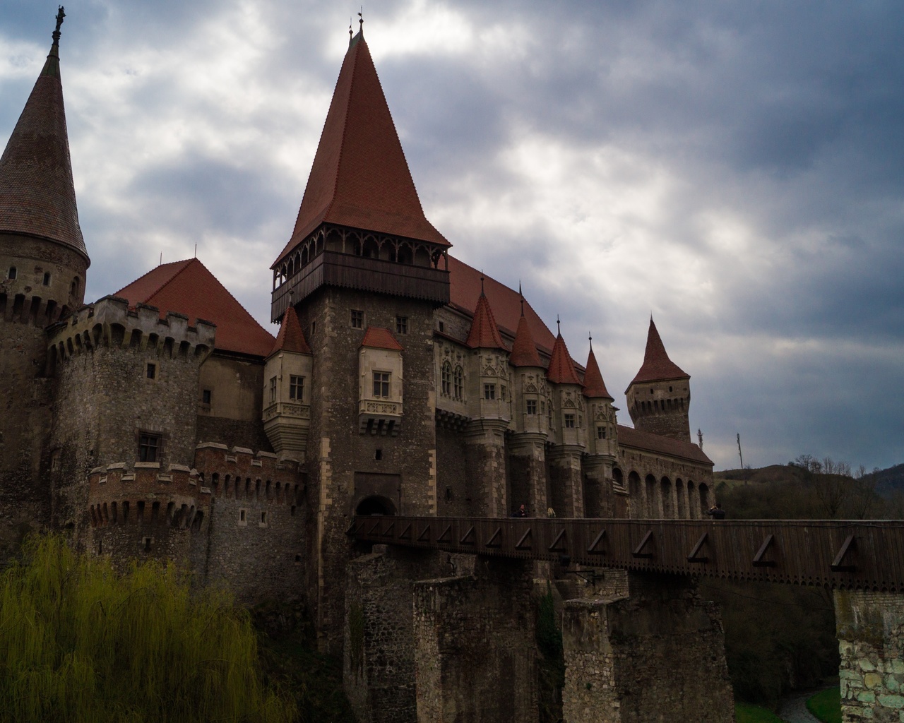 corvin, castle, romania, 