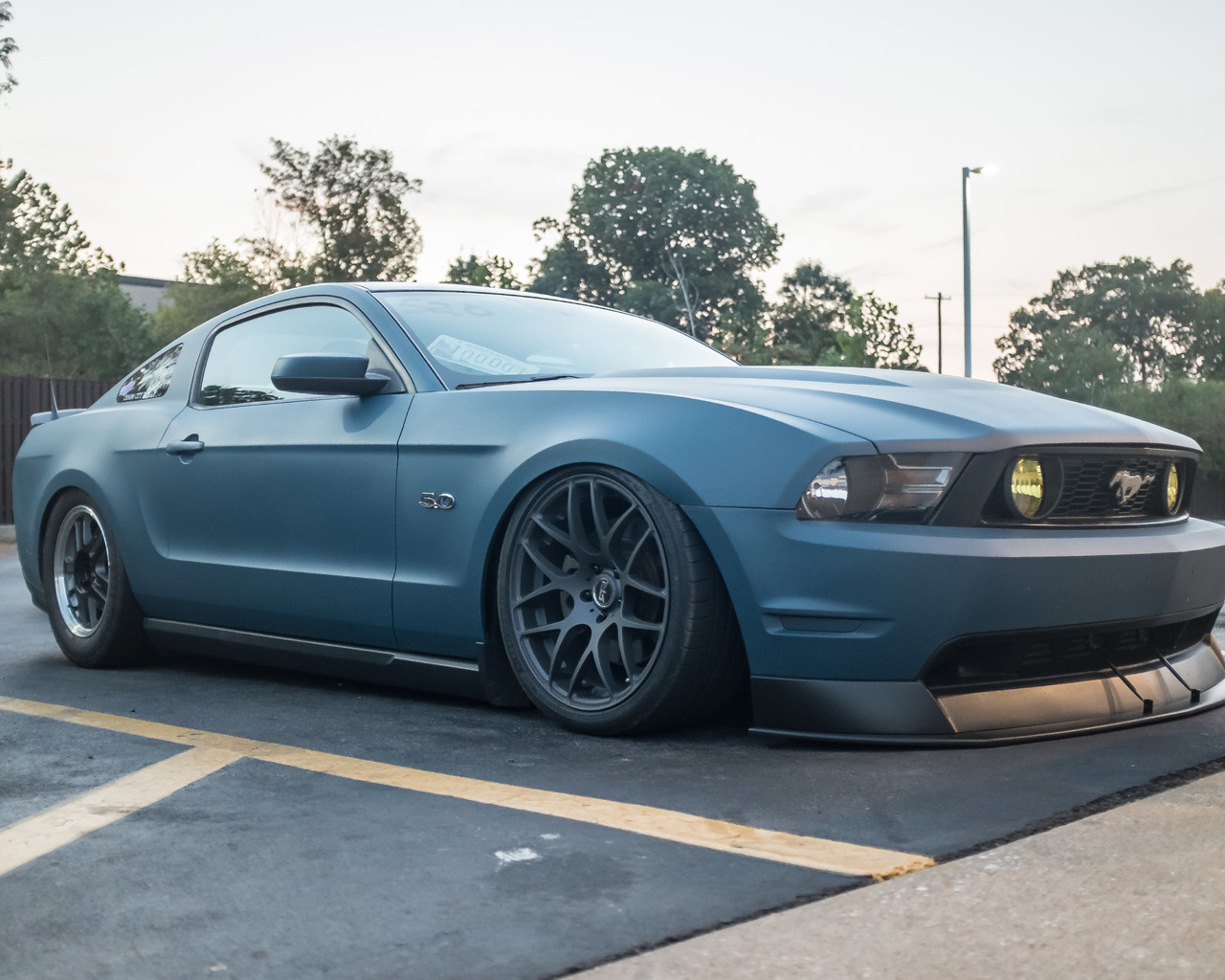 ford, mustang, muscle cars, tuning, blue