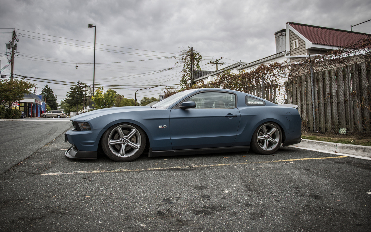 ford, mustang, muscle cars, tuning, blue